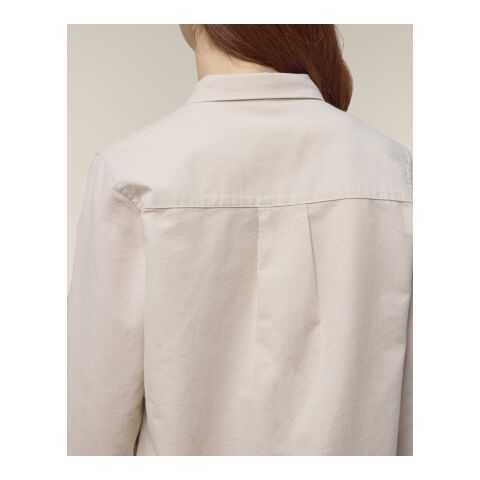 POD Stanley&amp;Stella - Stella Oxford Shirt beige | XL | DTF Linke Brust
