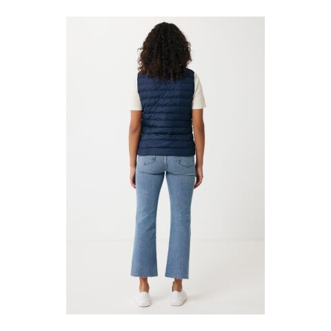 Iqoniq Meru Damen Bodywarmer aus recyceltem Polyester navy blau | XXS | ohne Werbeanbringung | Nicht verfügbar | Nicht verfügbar | Nicht verfügbar