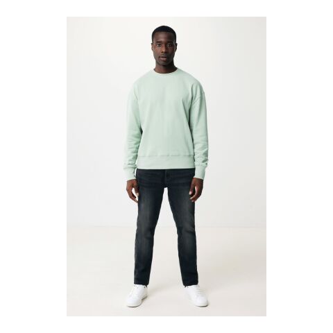 Iqoniq Kruger Relax-Rundhals-Sweater aus recycelt. Baumwolle Iceberg green | S | ohne Werbeanbringung | Nicht verfügbar | Nicht verfügbar | Nicht verfügbar