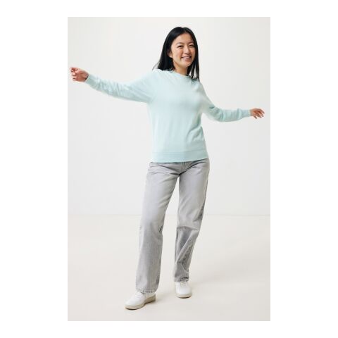 Iqoniq Etosha Lightweight Sweater aus recycelter Baumwolle zerdrückte Minze | M | ohne Werbeanbringung | Nicht verfügbar | Nicht verfügbar | Nicht verfügbar