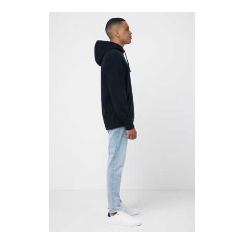 Iqoniq Trivor Mikrofleece-Kapuzen-Pulli aus recyc. Polyester schwarz | XXXL