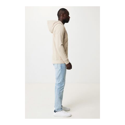 Iqoniq Abisko Zip-Kapuzenpullover aus recycelter Baumwolle Wüste | XL | ohne Werbeanbringung | Nicht verfügbar | Nicht verfügbar | Nicht verfügbar