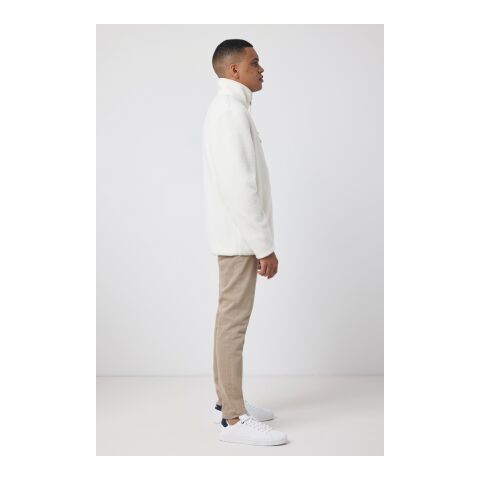Iqoniq Diran Fleecejacke aus recyceltem Polyesterflor neutral | M