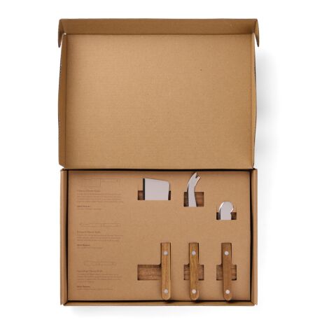 VINGA Veia Käse-Set braun