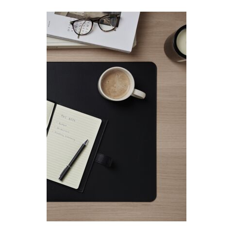 VINGA Timo Notizbuch aus RCS recyceltem rPET schwarz | ohne Werbeanbringung | Nicht verfügbar | Nicht verfügbar