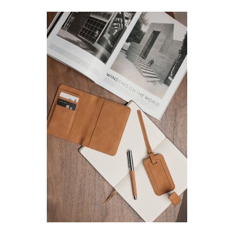 VINGA Bosler RCS RFID Passport-Cover braun | ohne Werbeanbringung