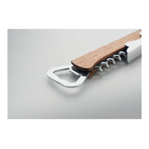 3 in 1 Flaschenöffner holzfarben | ohne Werbeanbringung | Nicht verfügbar | Nicht verfügbar