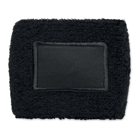 Schweißarmband Polycotton schwarz | ohne Werbeanbringung | Nicht verfügbar | Nicht verfügbar | Nicht verfügbar