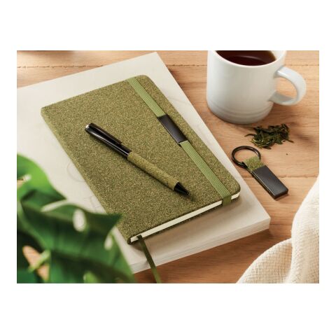 DIN A5 Notizbuch-Set grün | ohne Werbeanbringung | Nicht verfügbar | Nicht verfügbar | Nicht verfügbar
