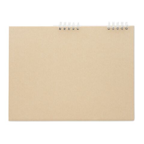 Tischkalender mit Memoblock beige | ohne Werbeanbringung | Nicht verfügbar | Nicht verfügbar | Nicht verfügbar