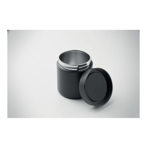 Doppelwandiger Lunch-Behälter schwarz | ohne Werbeanbringung | Nicht verfügbar | Nicht verfügbar | Nicht verfügbar