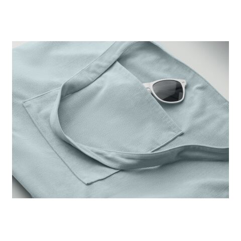 Einkaufstasche Kord-Polyester himmelblau | ohne Werbeanbringung | Nicht verfügbar | Nicht verfügbar | Nicht verfügbar