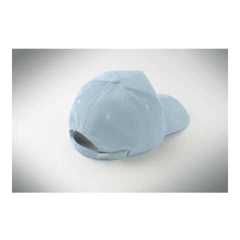 Baseball Kappe 5 Panels Cord himmelblau | ohne Werbeanbringung | Nicht verfügbar | Nicht verfügbar | Nicht verfügbar