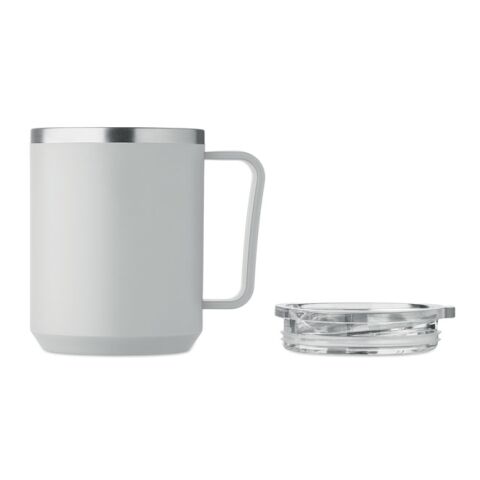 Doppelwandiger Becher 400ml grau | ohne Werbeanbringung | Nicht verfügbar | Nicht verfügbar