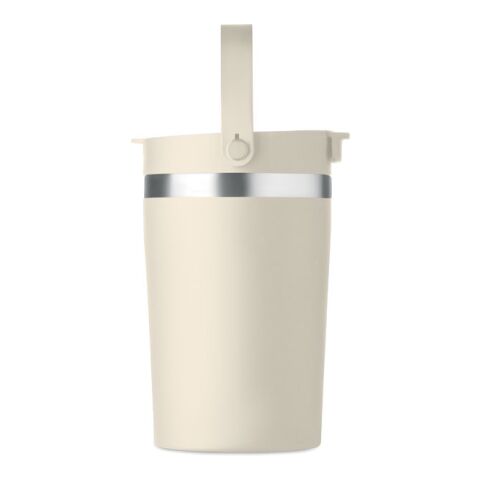 Doppelwandiger Becher 350 ml beige | ohne Werbeanbringung | Nicht verfügbar | Nicht verfügbar