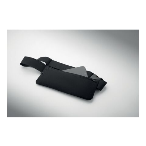 Gürteltasche 600D RPET schwarz | ohne Werbeanbringung | Nicht verfügbar | Nicht verfügbar | Nicht verfügbar