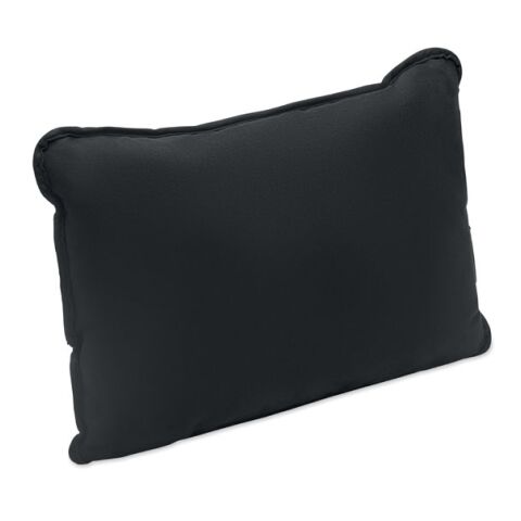 Kissen aus Wildleder-Imitat schwarz