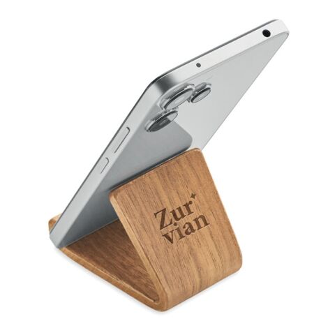 Smartphone-Halter Holz holzfarben