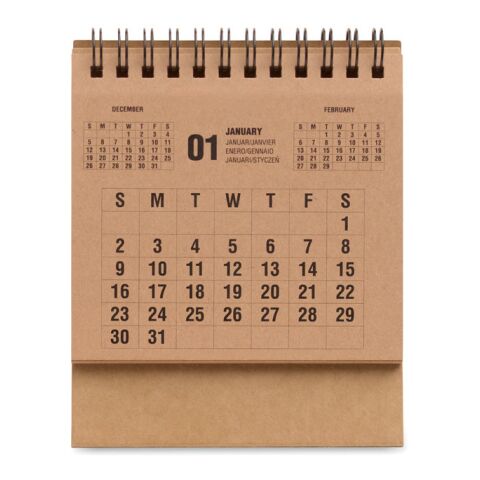 4-Jahres-Tischkalender beige | ohne Werbeanbringung | Nicht verfügbar | Nicht verfügbar | Nicht verfügbar
