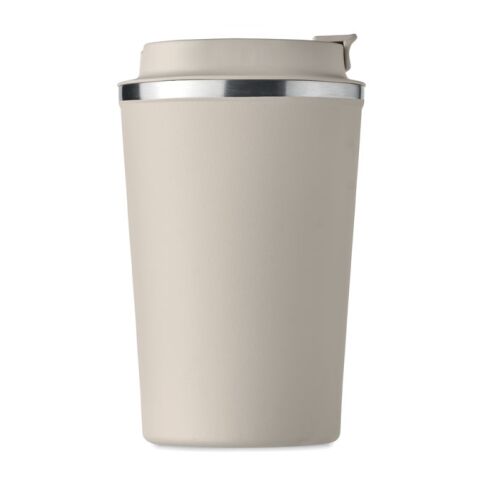 Doppelwandiger Becher 350ml beige | ohne Werbeanbringung | Nicht verfügbar | Nicht verfügbar | Nicht verfügbar