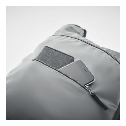 Sportrucksack 190T Polyester mattsilber | ohne Werbeanbringung | Nicht verfügbar | Nicht verfügbar