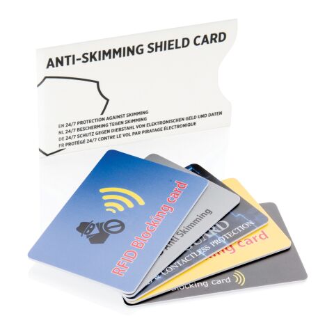 Anti-Skimming-Karte weiß | ohne Werbeanbringung | Nicht verfügbar | Nicht verfügbar