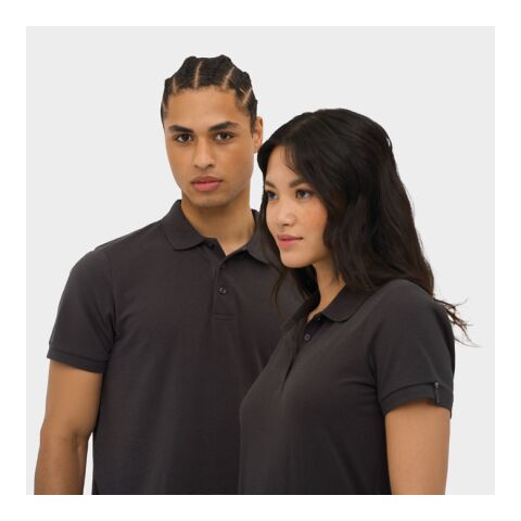 PRIME DAMEN POLO 200g dunkelgrau | S
