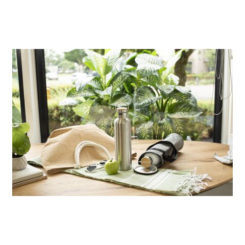 RPET (300D) Polyester-Kühltasche Gael Grau | ohne Werbeanbringung | Nicht verfügbar | Nicht verfügbar