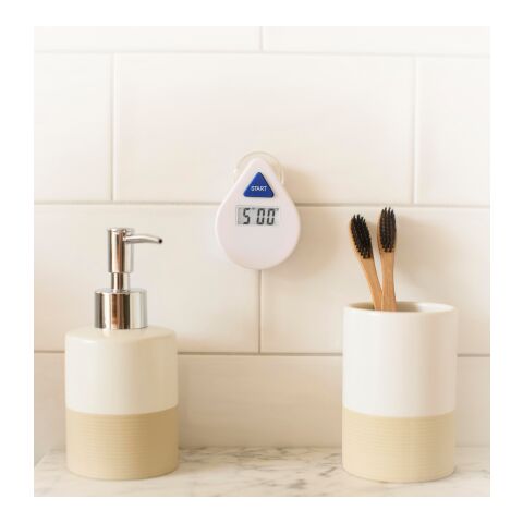 ABS Digitale Zeitschaltuhr für die Dusche Kendrick Weiß | ohne Werbeanbringung | Nicht verfügbar | Nicht verfügbar