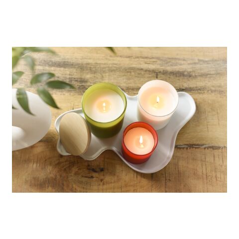 Glaskerze Josiah Rot | ohne Werbeanbringung | Nicht verfügbar | Nicht verfügbar