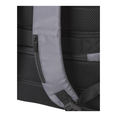 RPET-Polyester (300D) Anti-Diebstahl-Laptop-Rucksack Calliope Schwarz | ohne Werbeanbringung | Nicht verfügbar | Nicht verfügbar