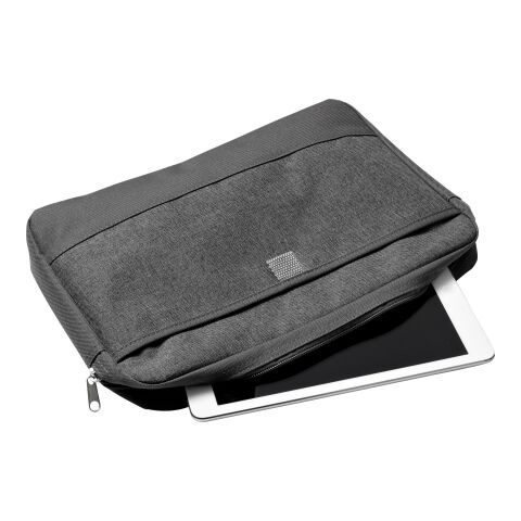 Laptop/Tablet-Tasche &#039;Barcelona&#039; aus Polycanvas Grau | ohne Werbeanbringung | Nicht verfügbar | Nicht verfügbar
