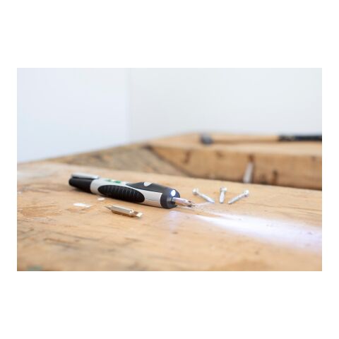 Multifunktionswerkzeug &#039;Creative&#039; aus Kunststoff Schwarz/Silber | ohne Werbeanbringung | Nicht verfügbar | Nicht verfügbar