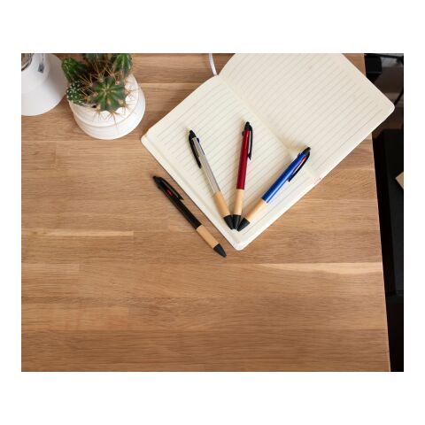 ABS-Kugelschreiber Malachi mit 3 Tintenfarben Schwarz | ohne Werbeanbringung | Nicht verfügbar | Nicht verfügbar