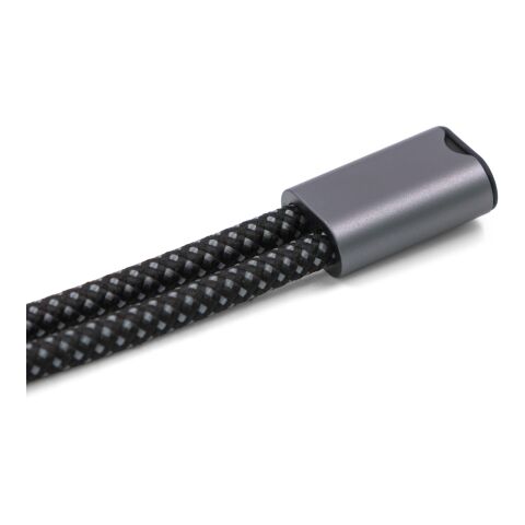 BrandCharger Lany Wristband Ladekabel grau | ohne Werbeanbringung | Nicht verfügbar | Nicht verfügbar