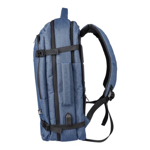 rPET-Polyester (300D) Rucksack Malcolm Schwarz | ohne Werbeanbringung | Nicht verfügbar | Nicht verfügbar