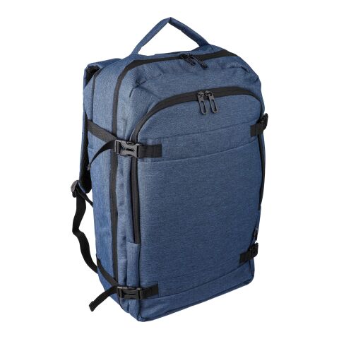 rPET-Polyester (300D) Rucksack Malcolm Blau | ohne Werbeanbringung | Nicht verfügbar | Nicht verfügbar