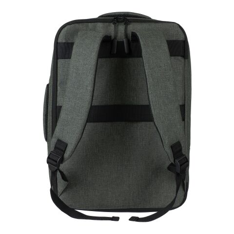 rPET (300D) Polyester Laptop-Rucksack Eulalia Grau | ohne Werbeanbringung | Nicht verfügbar | Nicht verfügbar