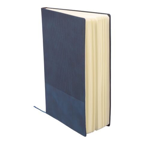 Recyceltes PU-Notizbuch (A5) Elian Blau | ohne Werbeanbringung | Nicht verfügbar | Nicht verfügbar
