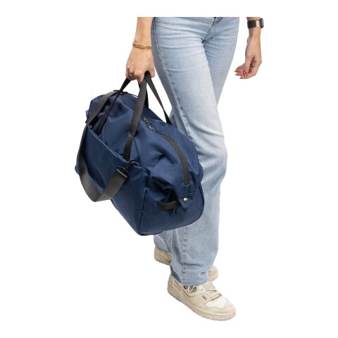 rPET (300D) Polyester Ocean Bound Sporttasche Niv Schwarz | ohne Werbeanbringung | Nicht verfügbar | Nicht verfügbar