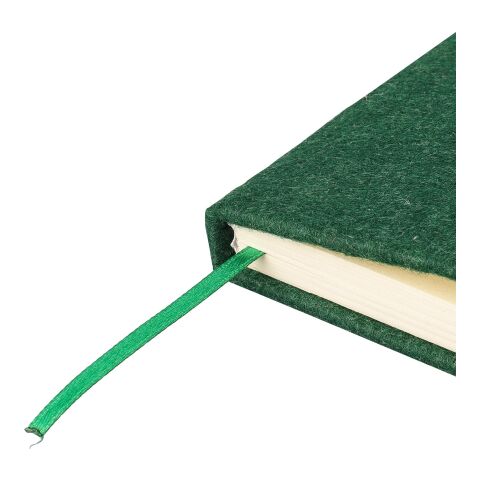 Notizbuch aus recyceltem Filz (A5) Dario Blau | ohne Werbeanbringung | Nicht verfügbar | Nicht verfügbar