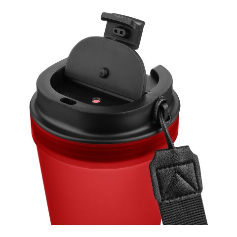 Reisebecher Lush 350 ml Rot | ohne Werbeanbringung | Nicht verfügbar | Nicht verfügbar