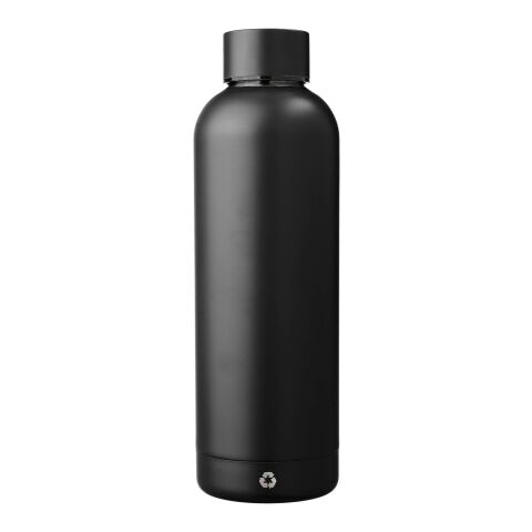 Flasche aus recyceltem Edelstahl Isaiah Schwarz