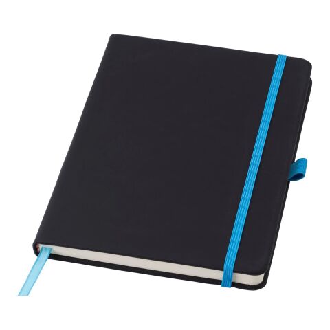 Notizbuch 'Regenbogen' aus Kunststoff Hellblau