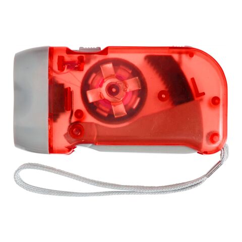 LED-Dynamotaschenlampe 'Mission' aus Kunststoff Schwarz