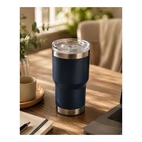 Recycelter Edelstahl-Reisebecher (350 ml) Ayen Grau