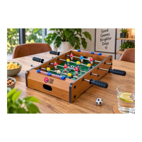 Fußball-Tischkicker 'Winner' aus Holz/Kunststoff/Metall bunt