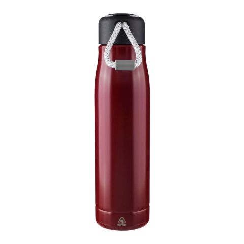 Doppelwandige Trinkflasche aus recyceltem Edelstahl (500 ml) Solene Rot