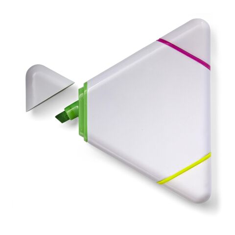 Textmarker 'Triple' aus Kunststoff Weiß