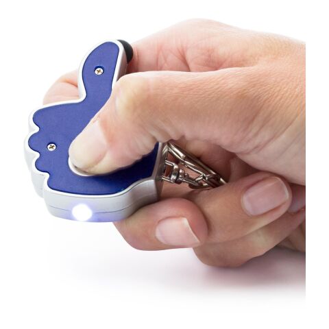 Schlüsselanhänger &#039;Like it&#039; aus ABS-Kunststoff Blau | ohne Werbeanbringung | Nicht verfügbar | Nicht verfügbar